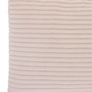 Almofada de poliéster canelada off white 45x60 cm 