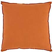Almofada de poliéster lisa caramelo 43 cm 
