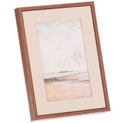 Porta retrato de MDF marrom 10x15 cm 