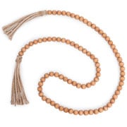 Colar de madeira decorativo para mesa bege 1,50 metros 