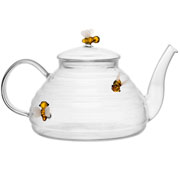 Chaleira de vidro com filtro Lovely bee 650 ml 