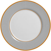 Prato de cerâmica raso Ritz preto 29 cm 