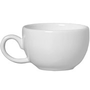 Xícara de cerâmica de café Ritz preto com pires 85 ml 