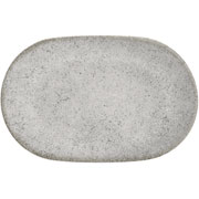 Travessa de cerâmica Concrete cinza 34 cm 