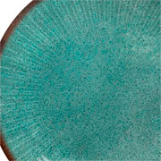Prato de cerâmica raso Coup Síria verde 29 cm 