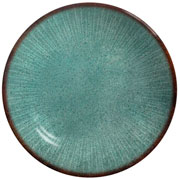 Prato de cerâmica fundo Coup Síria verde 25 cm 