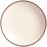 Prato de cerâmica fundo coup Vanilla bege 25 cm 