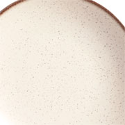 Prato de cerâmica fundo coup Vanilla bege 25 cm 
