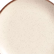 Prato de cerâmica sobremesa coup Vanilla bege 21 cm 
