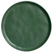 Prato de Cerâmica de Sobremesa Bio Leaf Verde 21x02 cm 