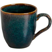 Caneca de cerâmica orgânico Oceano azul 273 ml 