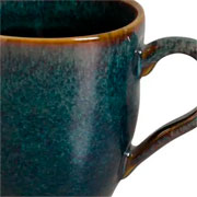 Caneca de cerâmica orgânico Oceano azul 273 ml 