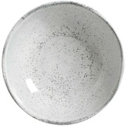 Cumbuca de cerâmica orgânico Echo cinza 18x4,5 cm 
