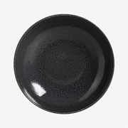 Prato fundo em cerâmica basic dove preto 21 cm. 