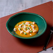 Prato fundo de cerâmica Daily calm verde 20 cm 