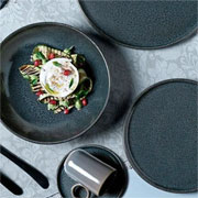 Aparelho de jantar em cerâmica Basic Dove cinza 20 peças 