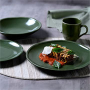 Aparelho de jantar em cerâmica Daily Calm verde 16 peças 