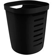 Cesto de roupa Cub flex preto 46 litros 
