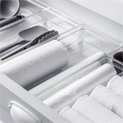 Organizador de acrílico para gaveta Clear Fresh 37x15 cm. 