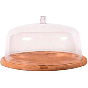 Boleira em bambu sense com cupula natural 27,5 cm 