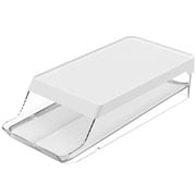 Organizador de acrílico para 14 ovos roll Clear fresh 