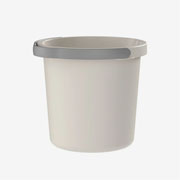 Balde flow bege com capacidade para 8,5 litros 