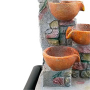Fonte decorativa Cascata 01 led colorida bivolt 21x17x25cm 