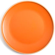 Prato de melamina raso Rustic terracota 26 cm 