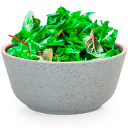Bowl de melamina Rustic cinza 15 cm 