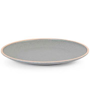 Prato de Melamina de Sobremesa Rustic Cinza 21 cm 