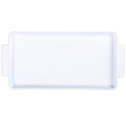 Travessa retangular em porcelana HO branca 28x19 cm 