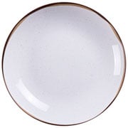 Prato de porcelana fundo Canyon branco 21 cm 