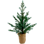 Árvore de natal base em juta 80x45 cm 
