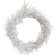 Guirlanda em PVC branca com led amarelo 90 cm 