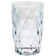 Jogo de copos de vidro Diamond transparente 350 ml 06 peças 