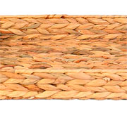 Bandeja de fibra natural seagrass com alça 35x25 cm 