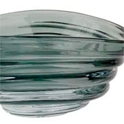 Centro de mesa murano cinza 26x20x13 cm 