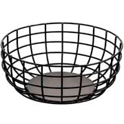 Centro de mesa de metal preto 25x10,5 cm 