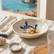 Bowl em melamina Tartaruga azul 20 cm 